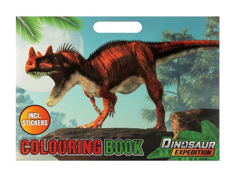 Dínós kifestő 26x35,5 cm, 25 lap