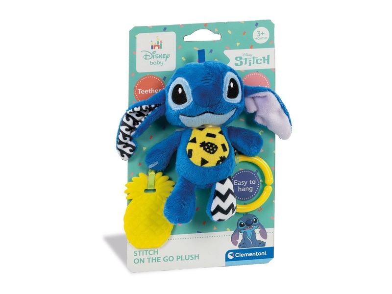 Stitch csörgős plüssfigura – puha játék baba számára