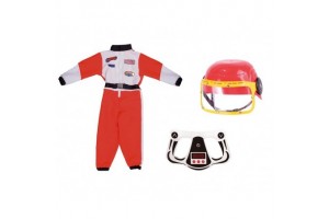 Autóversenyző jelmez (2 kiegészítővel)