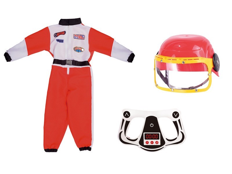 Autóversenyző jelmez (2 kiegészítővel)