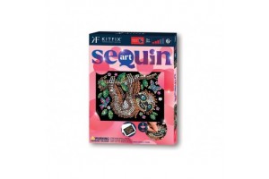 KitFix Sequin Art Red - Lajhár mozaikkép