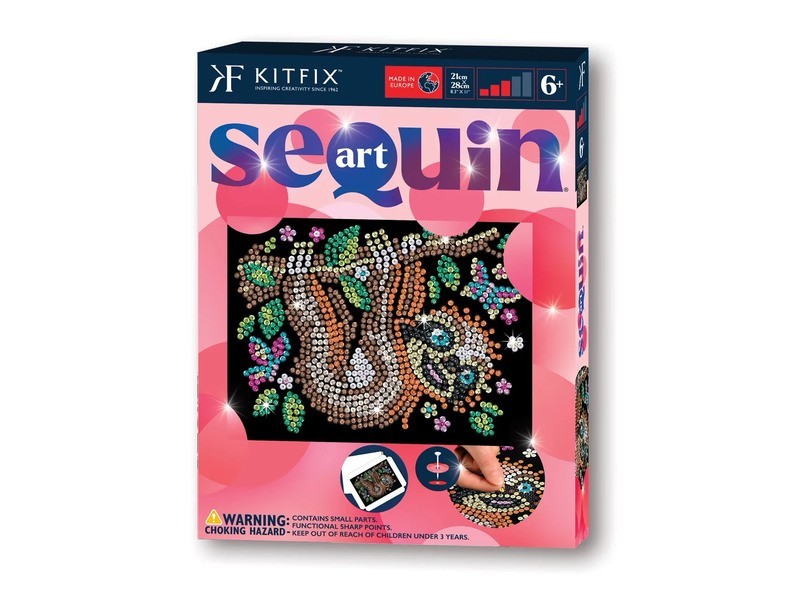 KitFix Sequin Art Red - Lajhár mozaikkép