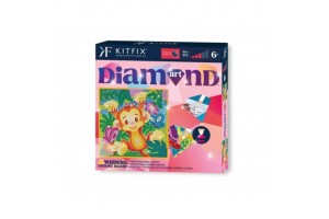 KitFix Sequin Art - Majom | Flitteres mozaikkép