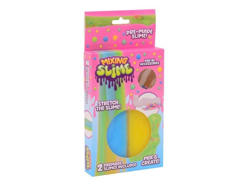 Keverős slime csomag – színes és csillámos slime