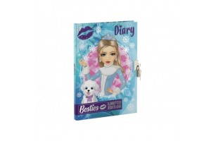 Titkos napló lakattal, A5, 60 lap — zárható