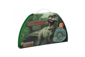 Dínós rajszett, 51 db - kreatív szett