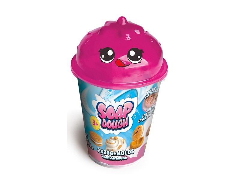 Szappangyurma - keksz mintás, kézműves szappan