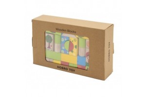 100 db-os építőkocka - színes készlet