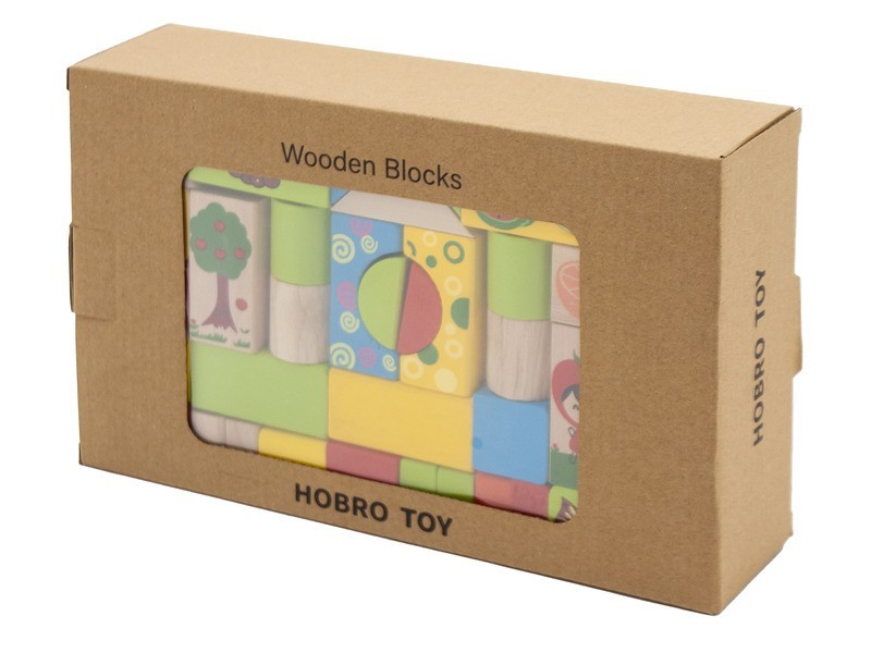 100 db-os építőkocka - színes készlet