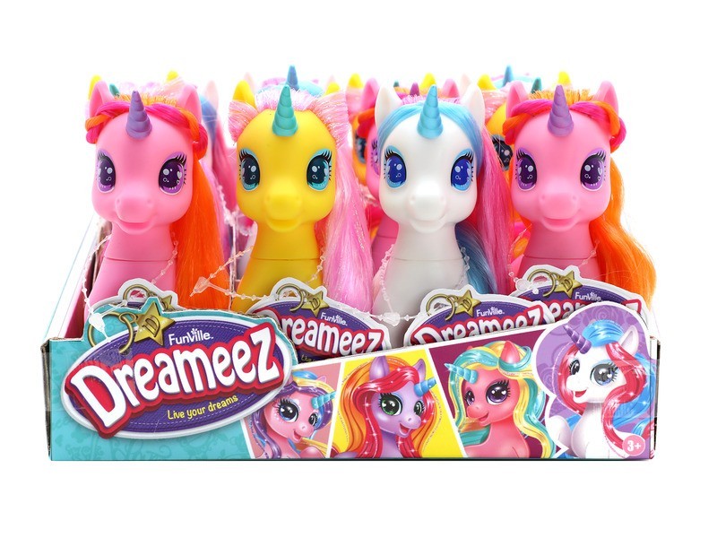 Unikornis plüss - színes, puha figura