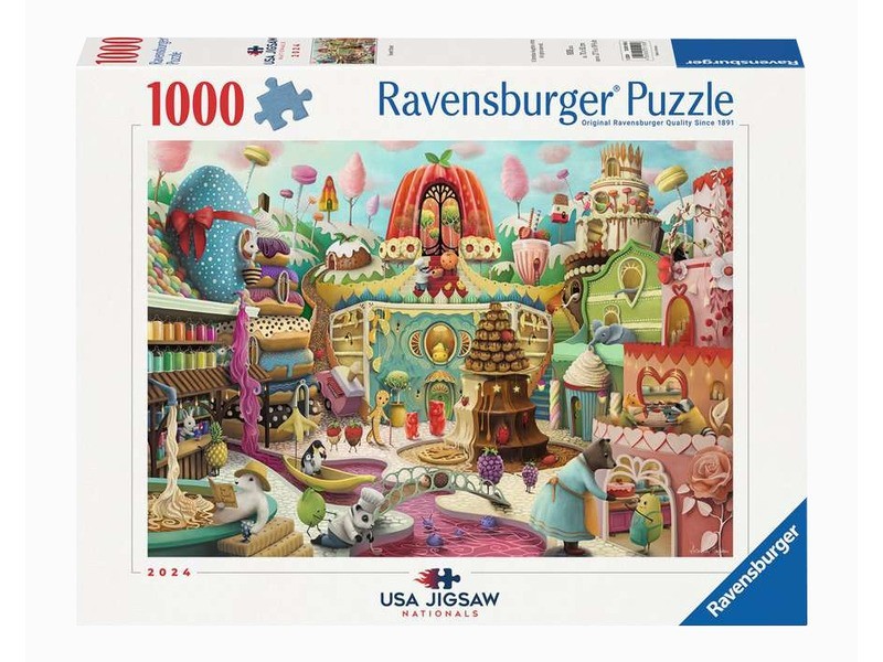 Puzzle 1000 db – Tündéri utcák kirakó