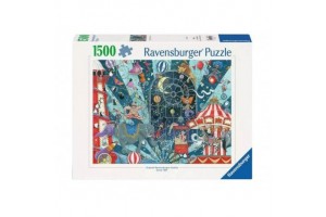 Puzzle 1500 db – Köszöntünk a cirkuszban motívum