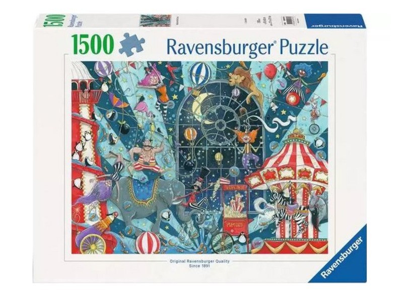 Puzzle 1500 db – Köszöntünk a cirkuszban motívum