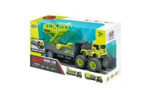 Lendkerekes teherautó levehető utánfutóval