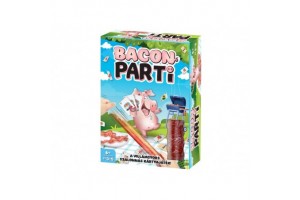 Bacon Parti társasjáték doboz és kártyák