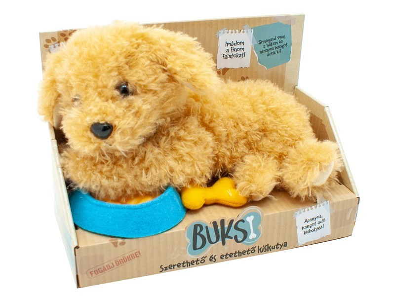 Buksi kutyus plüssfigura