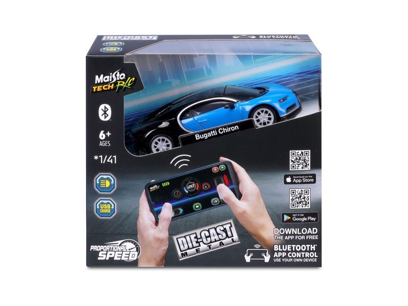 Maisto Tech RC telefonról irányítható Bugatti Chiron