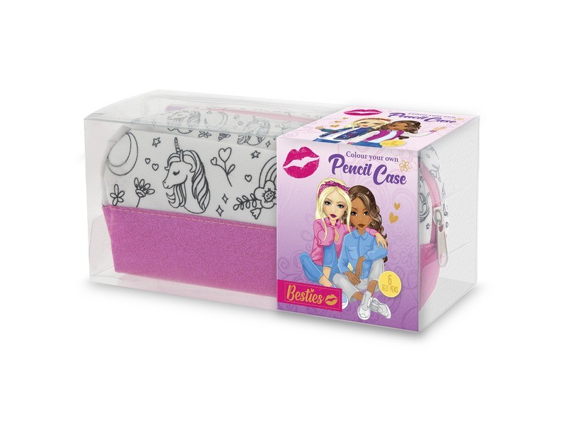 Bestiez színezd magad tolltartó 6 filctollal