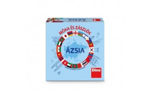 Móka és zászlók – Ázsia társasjáték doboza