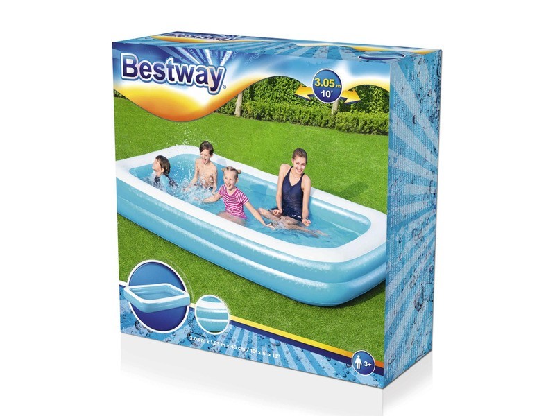 Medence 2 gyűrűs 305x183x46 cm - kerti medence