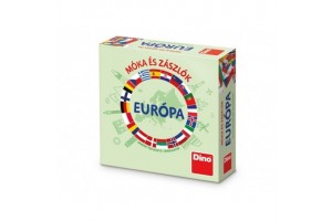 Móka és zászlók - Európa társasjáték borító