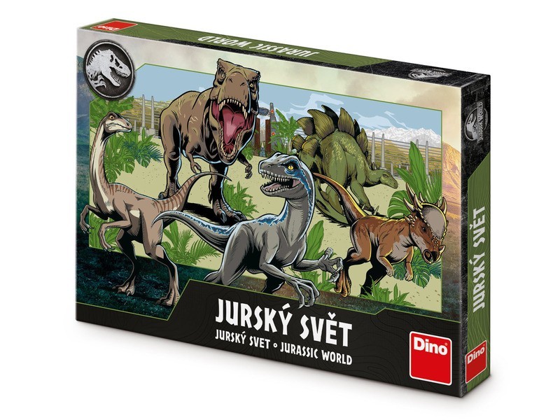 Jurassic World társasjáték doboza - dinoszaurusz