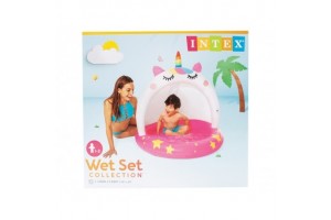 Gyerekmedence Cicakornis 102x102 cm - cicás minta