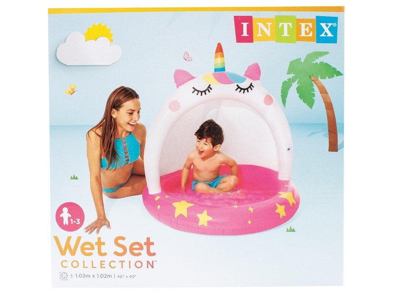 Gyerekmedence Cicakornis 102x102 cm - cicás minta