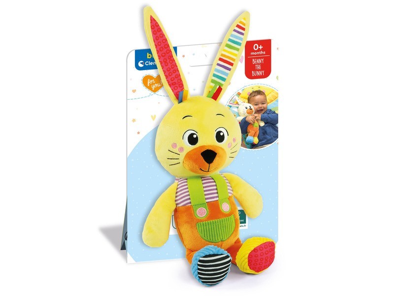 Clementoni Első plüss nyuszi - bébijáték