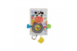 Plüss boci csörgővel – puha baba játék