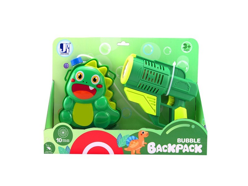 Dínós buborékfújó játék tartállyal