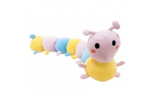 Plüss hernyó 100 cm – puha és színes