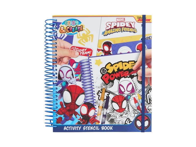 Spidey kifestő- és foglalkoztatókönyv borító
