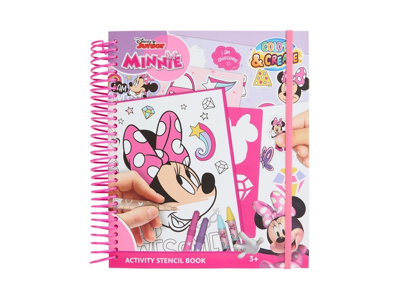 Minnie kifestő- és foglalkoztatókönyv borító