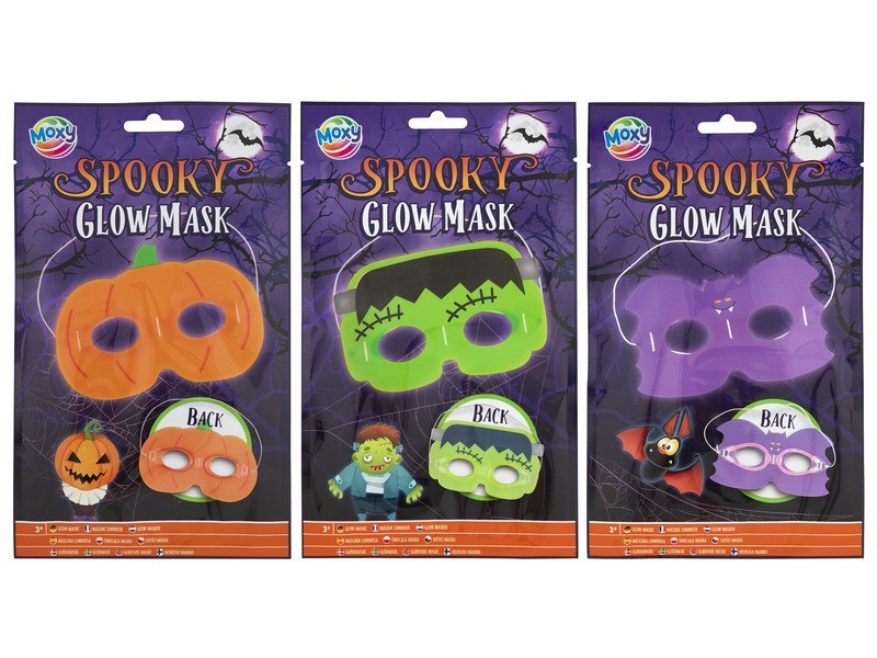Halloween világító álarc - 3 féle