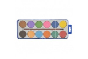 Vízfesték készlet — 12 szín ecsettel