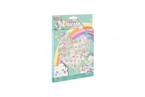 Unikornis matricák - 4 ív, 100+ matrica