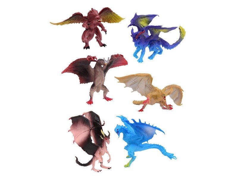 Sárkány figura 12 cm – többféle változat