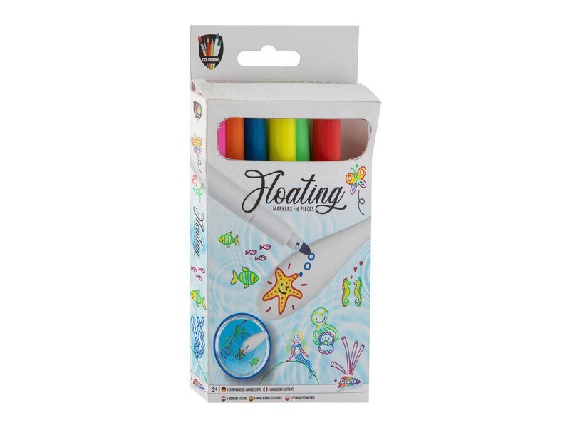 Lebegő filctollak 6 db + applikátor