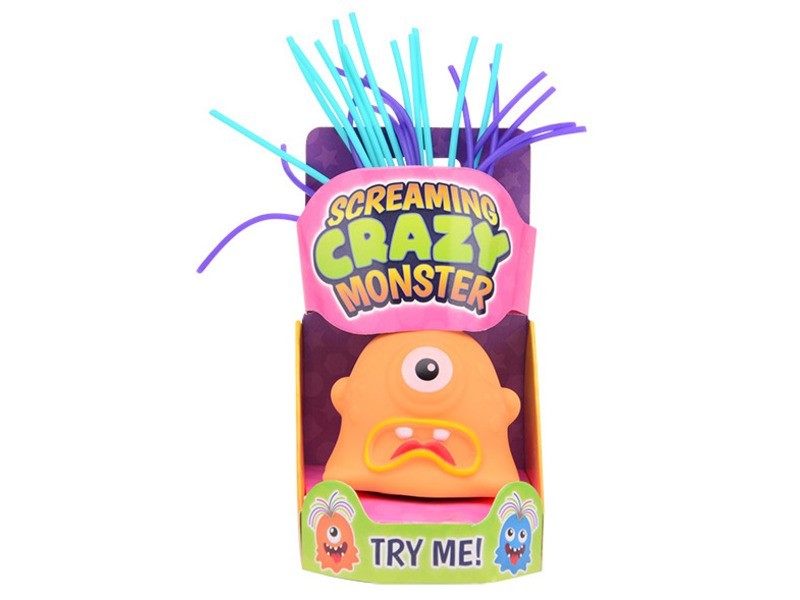 Hajhúzós szörnyecske — 6 féle színes figura