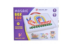 Mozaik 180 db-os készlet - színes darabok