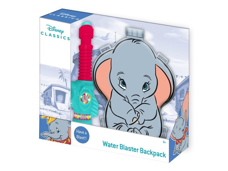 Dumbó hátizsák vízipuska - gyerek vízi játék