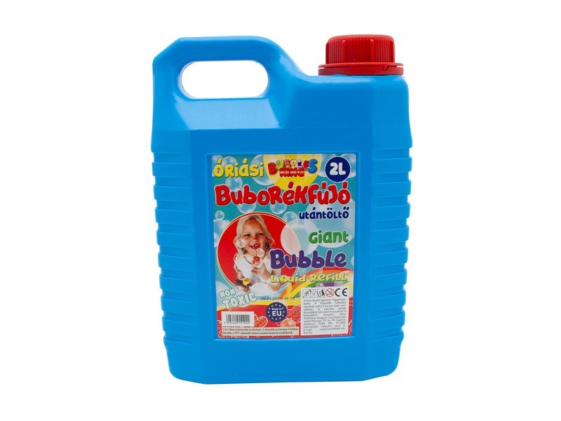 Buborékfújó utántöltő 2 l - folyadék