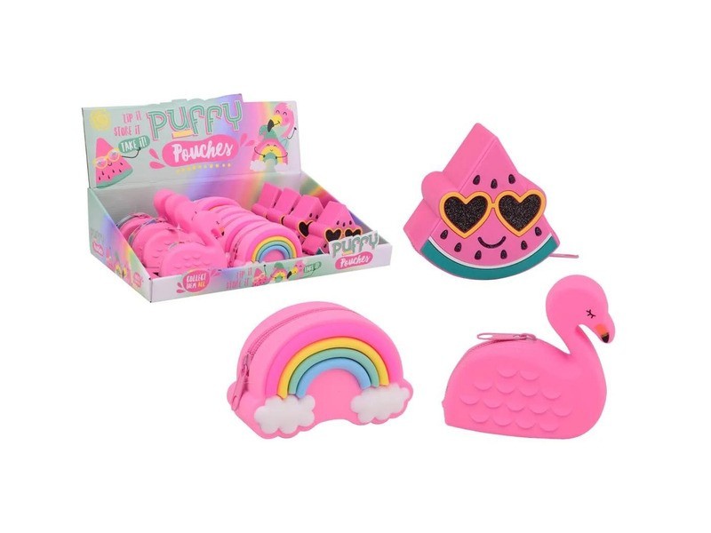 Szilikon pénztárca lányoknak – 3 féle mintával