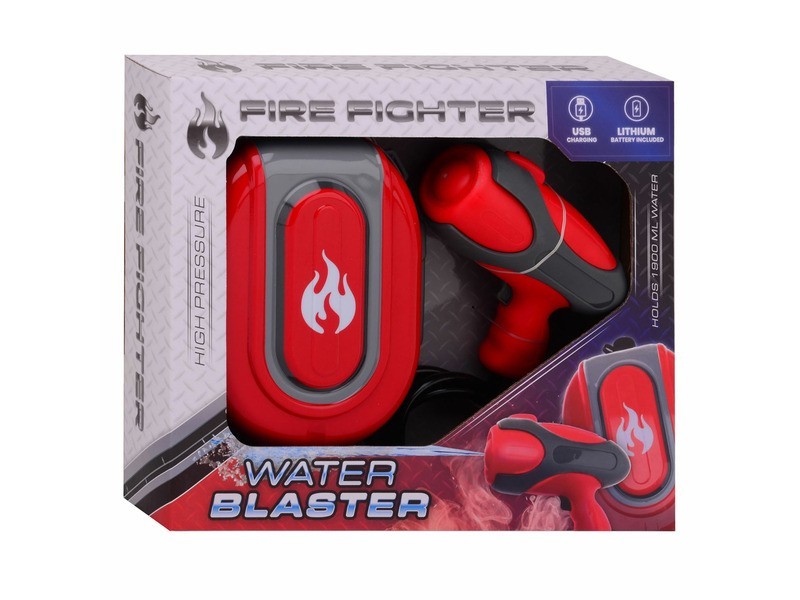 Akkumulátoros tűzoltó hátizsákos vízipisztoly