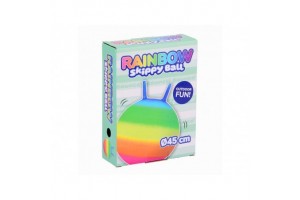 Szivárványos kengurulabda 45 cm, gyerek ugrálólabda
