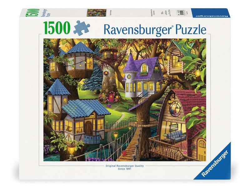 Puzzle 1500 db – Alkonyat a fák tetején