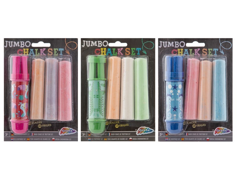 Kréta (3 db) és krétatartó