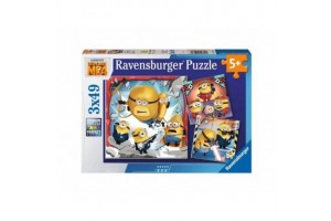 Minyonok 349 darabos puzzle (3x49)