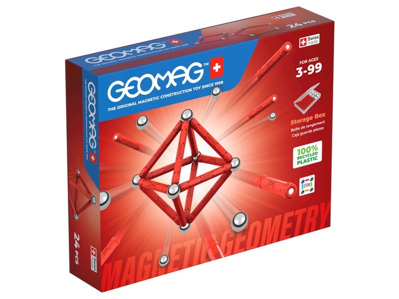 Geomag Recycled 24 db - mágneses építőkészlet